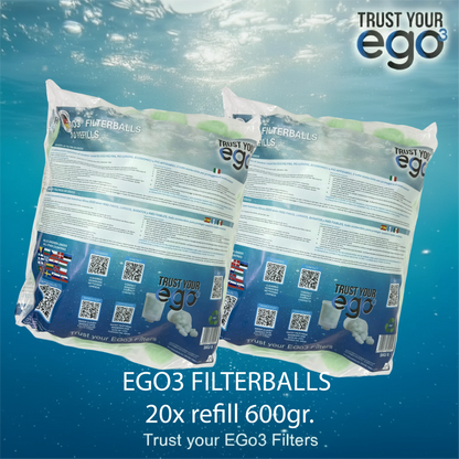 Original Ego3 hot tub filter balls