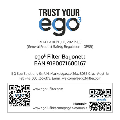 Filterkartusche ORIGINAL EGo3 einzeln 