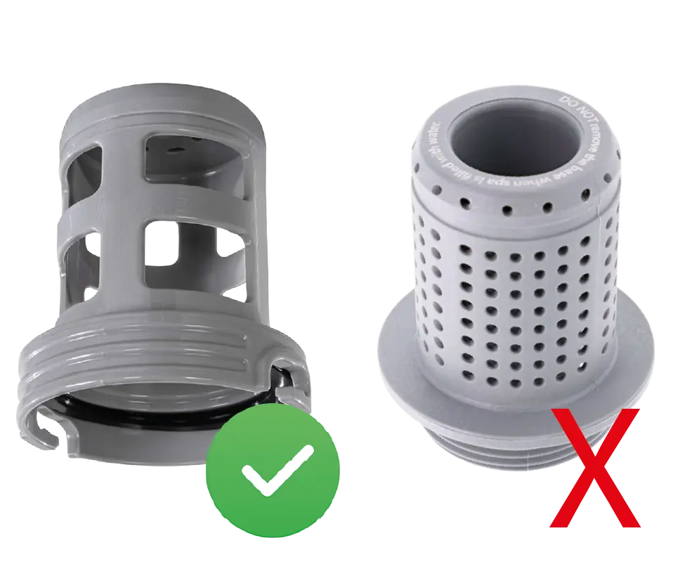 MSPA FILTER Anschluss