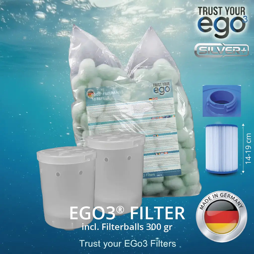 SET 2S LW = Bayonet for low filters – Bayonet closure approx. 46mm including 10 filter ball fillings